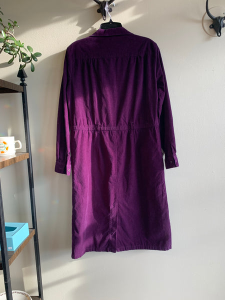 Purple Encore Corduroy Dress - M