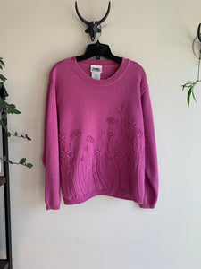 Northern Reflections Pink Knit Sweater - M