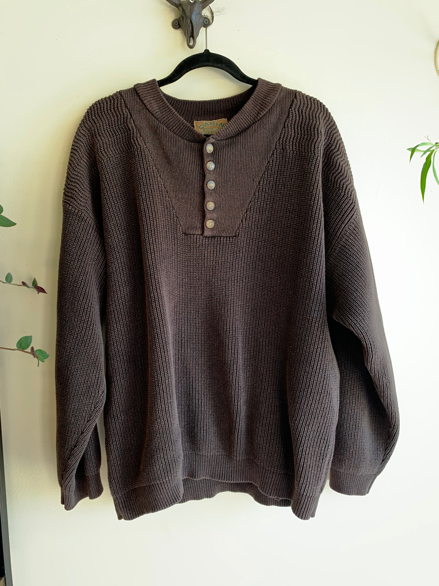 Northern Elements Brown Knit Sweater - L