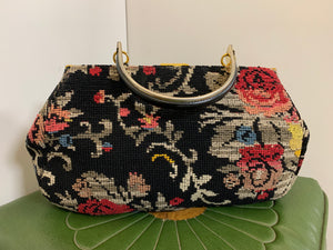 Vintage Floral Carpet Bag