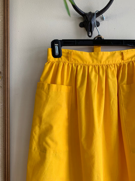 Bright Yellow Skirt - S