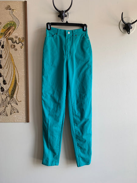 Turquoise Jeans - S