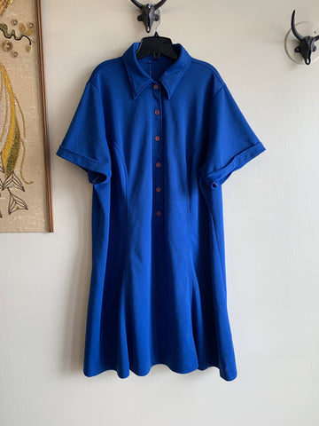 Handmade Blue Dress - XL