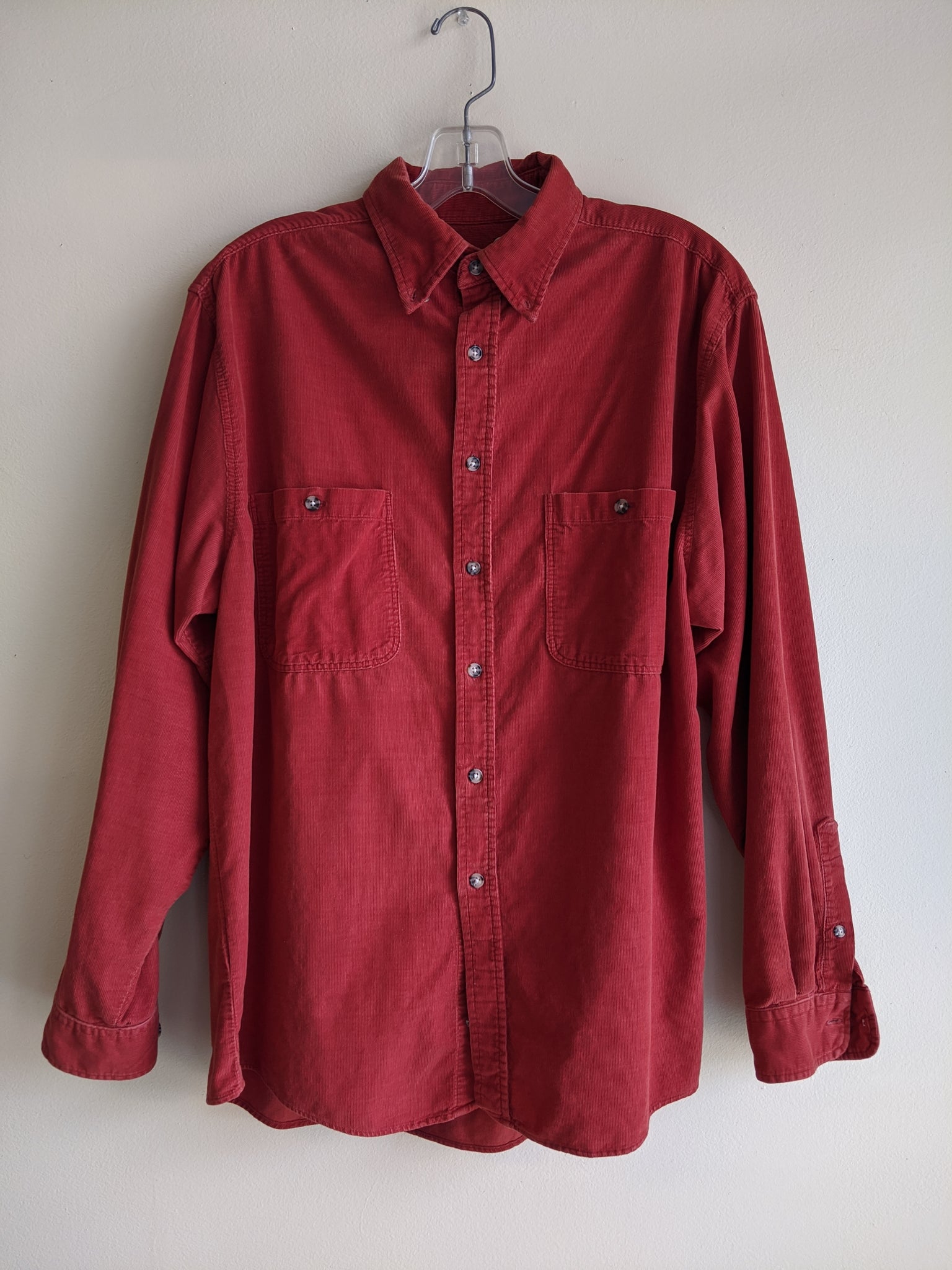 Red Cherokee Corduroy Shirt