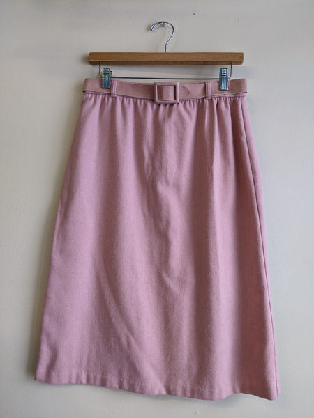 Pastel Pink Winter Skirt