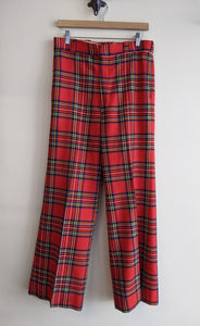 Red Plaid Bellbottoms of Your DREAMS!