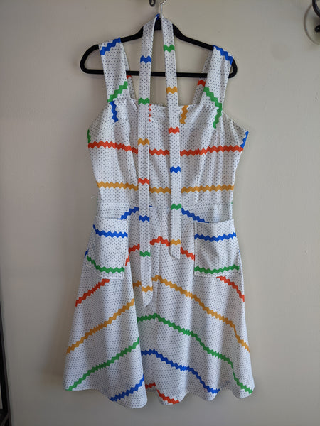 Rainbow Zig-Zag Dress