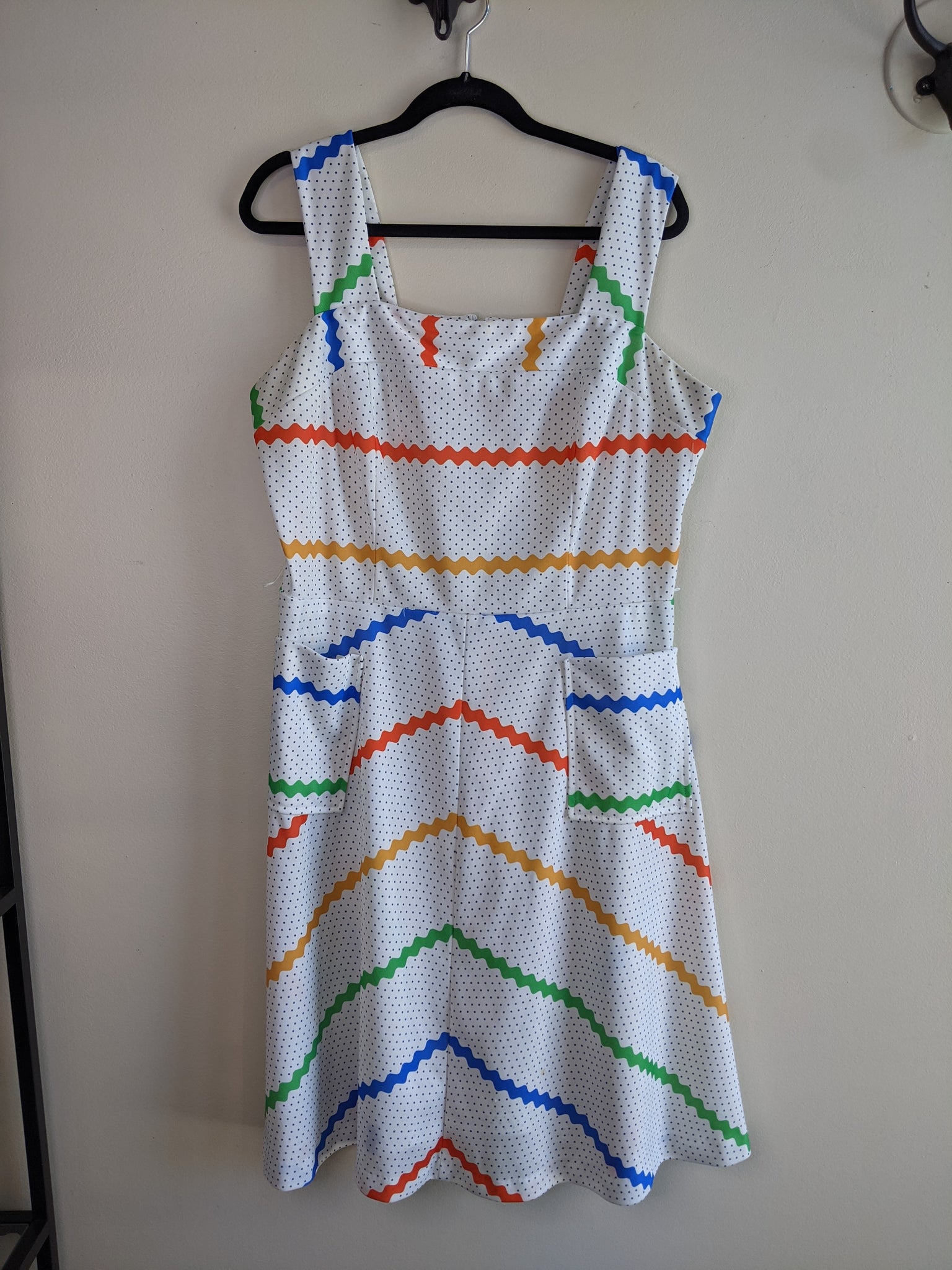 Rainbow Zig-Zag Dress