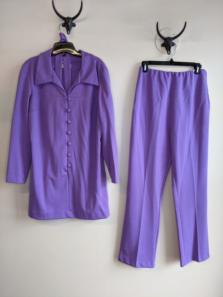 Incredible 70’s Lavender Pantsuit Set - M