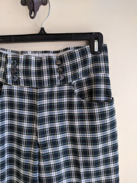 Perfect Plaid Bellbottoms - S
