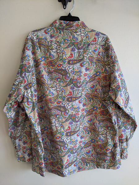 Multicoloured Paisley Shirt - XL
