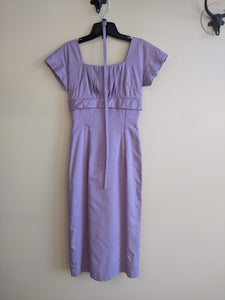 1950s Lilac Sheath Dress - XS