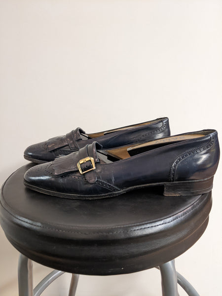Midnight Blue Bally Loafers
