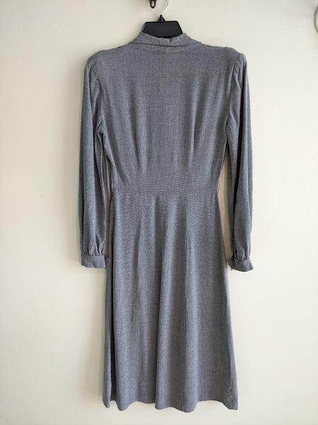 1940s Soft Grey Dress - S
