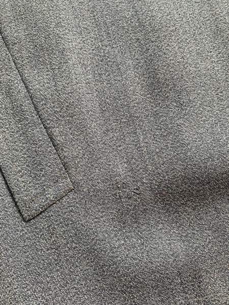 1950s Blue-Grey Wool Overcoat - L