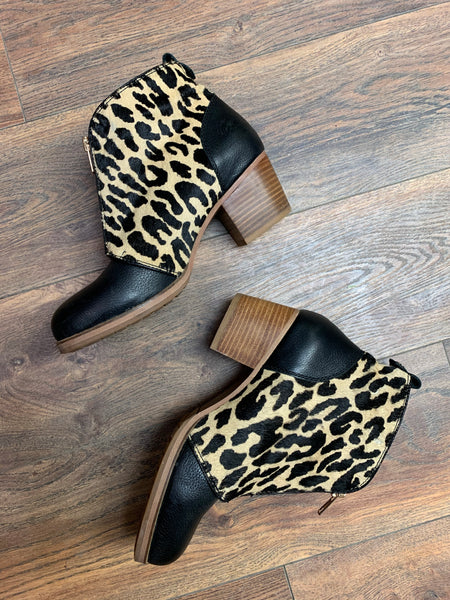 Yosi Samra Leopard Leather Booties