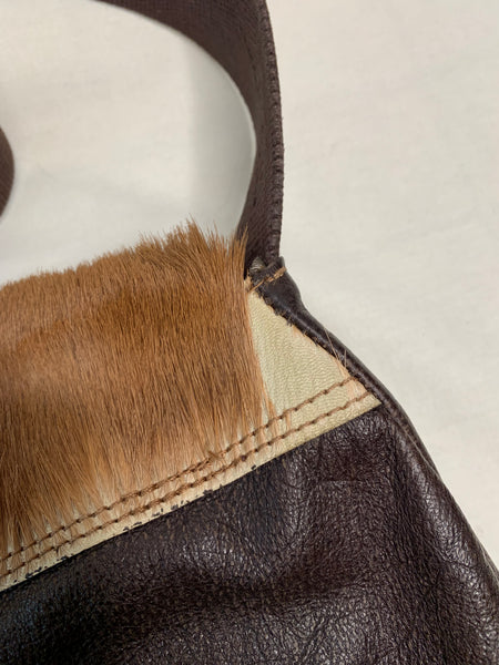 Antelope Leather Saddle Bag