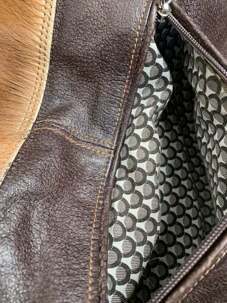 Antelope Leather Saddle Bag