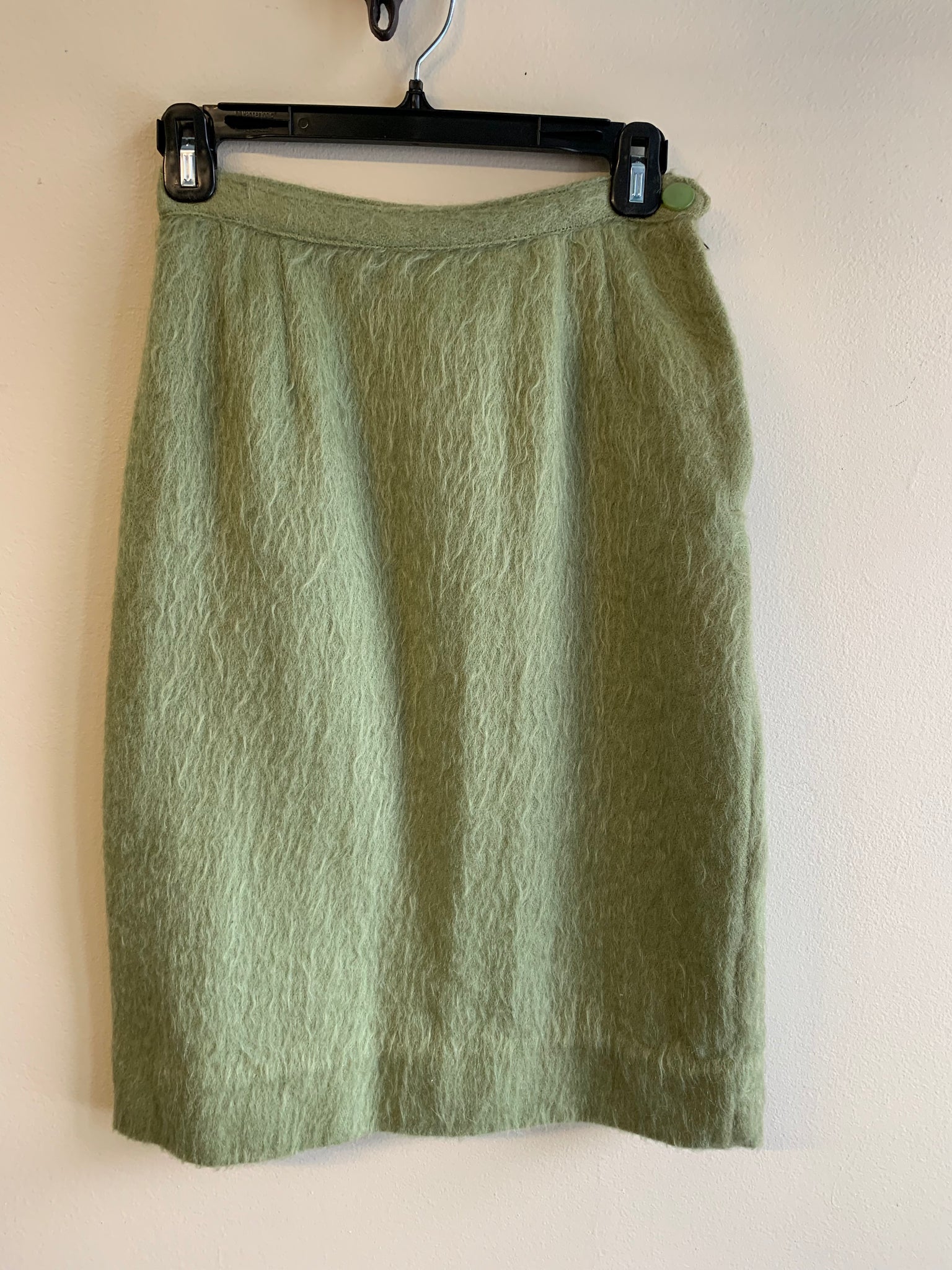 Fuzzy Green Skirt - XS