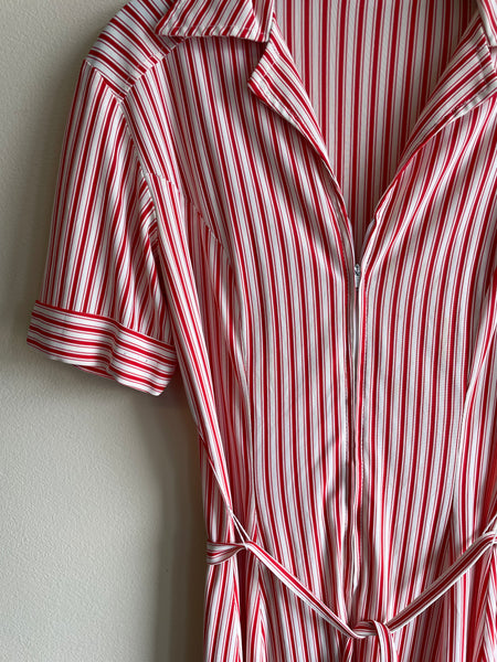 Handmade Candy Stripe Dress - M