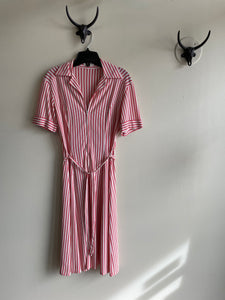 Handmade Candy Stripe Dress - M