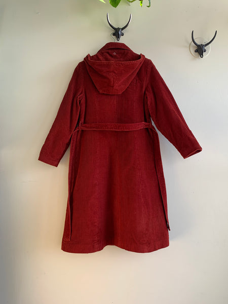 Rusty Red Corduroy Coat - M